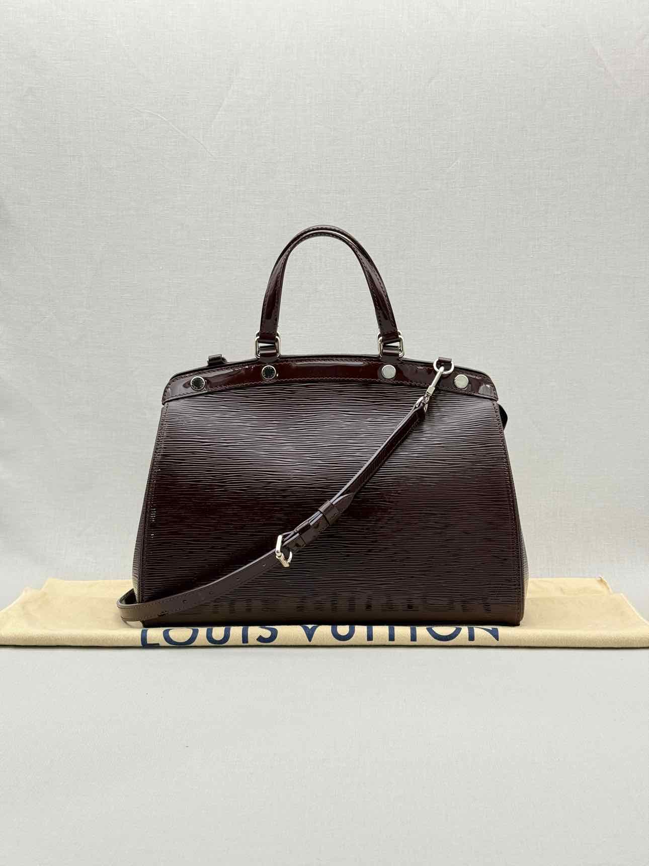 LOUIS VUITTON Brea Burgundy Top Handle