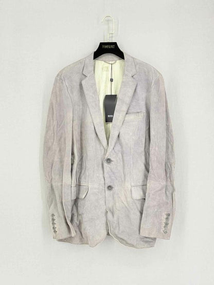 BOSS HUGO BOSS Single Breasted Grey Size US 40 Jacket