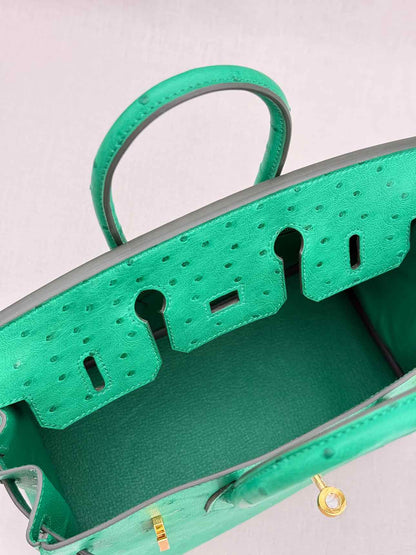 HERMES Birkin Vert Vertigo Top Handle