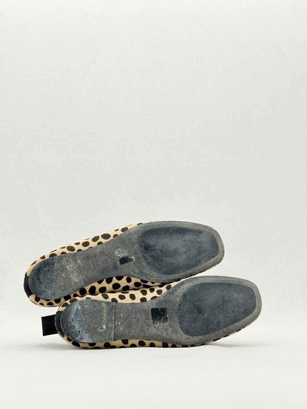 JOSEPH Beige & Black Leopard Size EU 41 Flats
