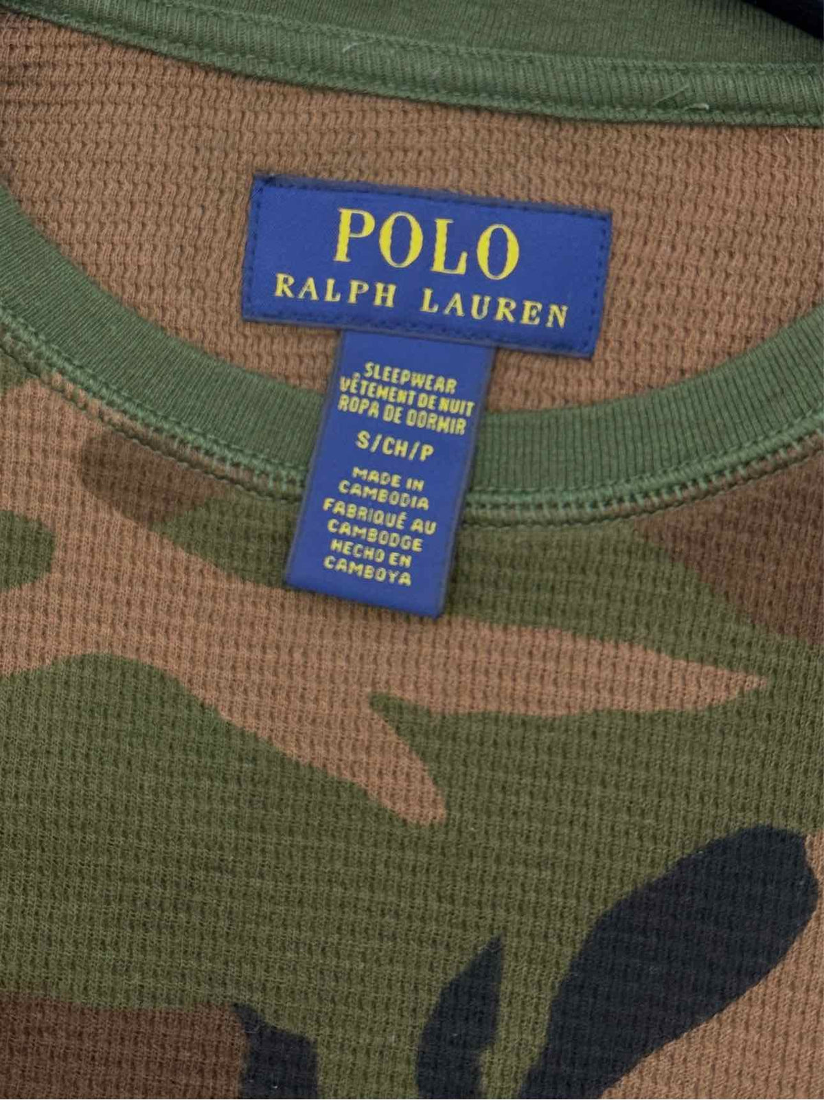 POLO RALPH LAUREN Khaki Size Small T-shirt