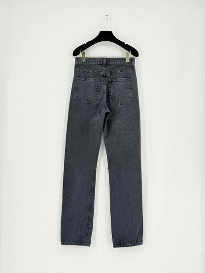 AGOLDE Black Distressed Size 24 Jeans