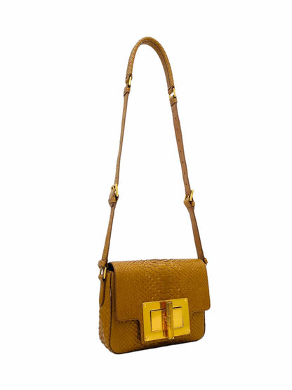 TOM FORD Natalia Brown Shoulder Bag