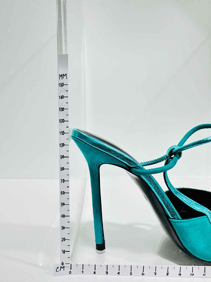 PACIOTTI Turquoise Size EU 38 Heeled Sandals