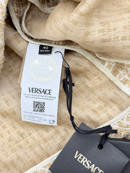 VERSACE Medusa Gold Multicolor Size US 4 Jacket