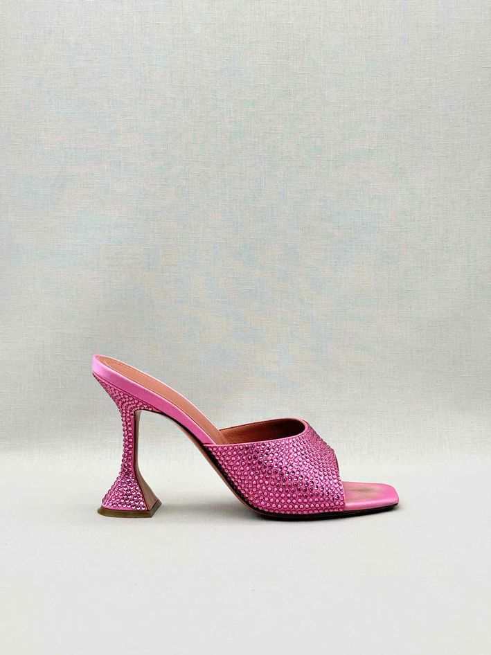 AMINA MUADDI Lupita Pink Size EU 38 Mules