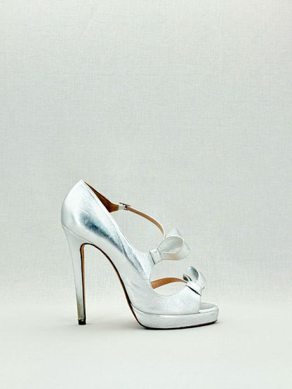 OSCAR DE LA RENTA Silver Size EU 40 Heeled Sandals