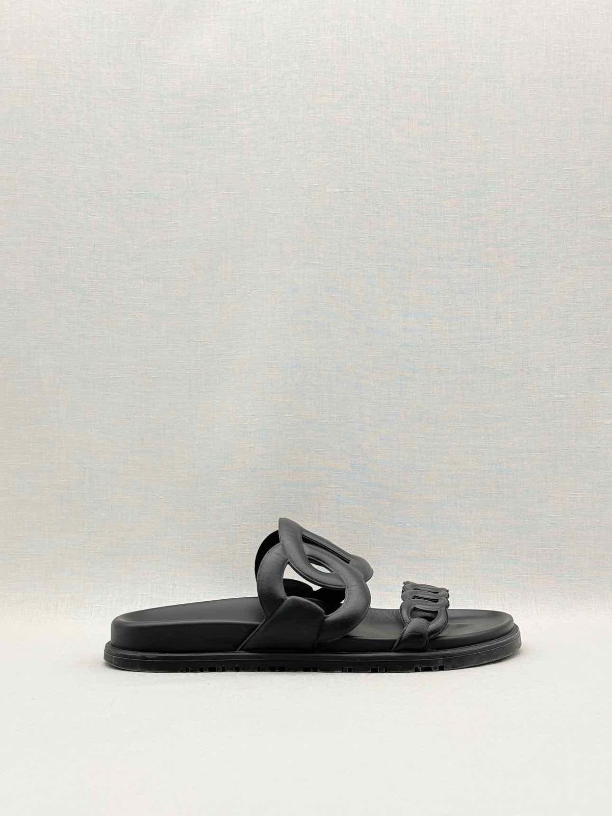 HERMES Extra Black Size EU 38 Sandals