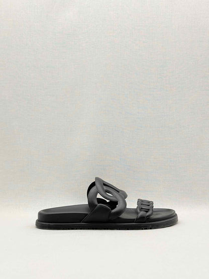 HERMES Extra Black Size EU 38 Sandals