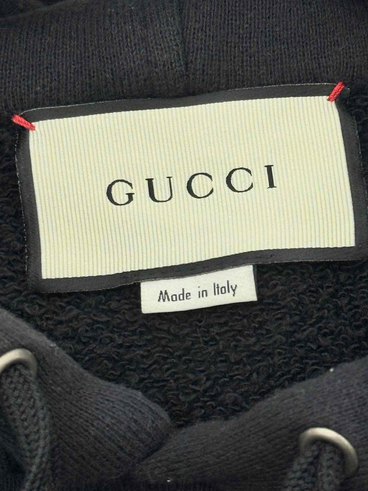 GUCCI Black Logo Size XSmall Sweatshirt