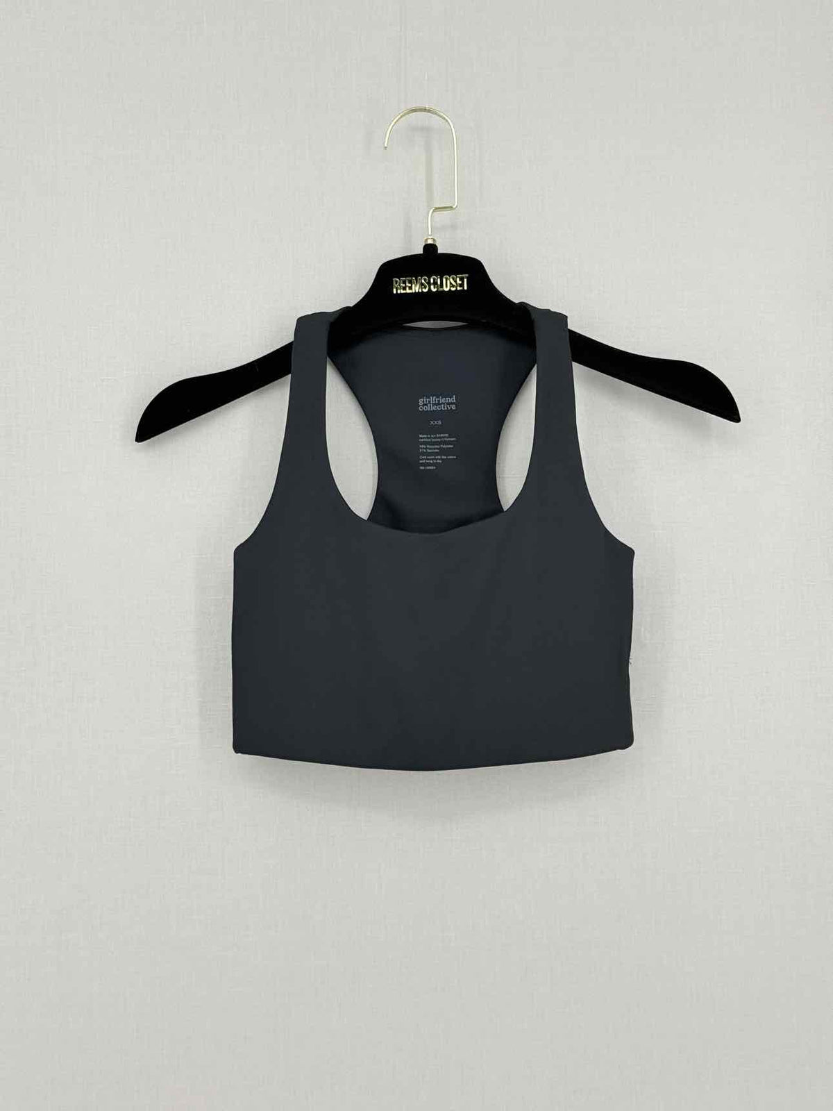 GIRLFRIEND COLLECTIVE Dylan Black Size XXSmall Bra