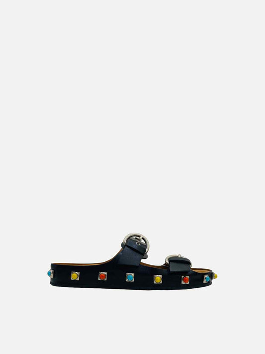 ETRO Black Multicolor Sandals