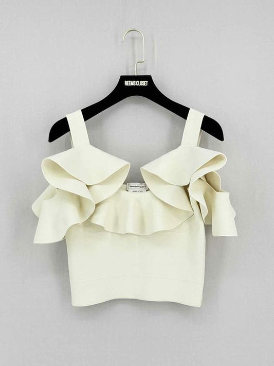 ALEXANDER MCQUEEN Cream Size Small Tank Top
