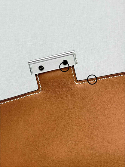 HERMES Constance Natural Shoulder Bag