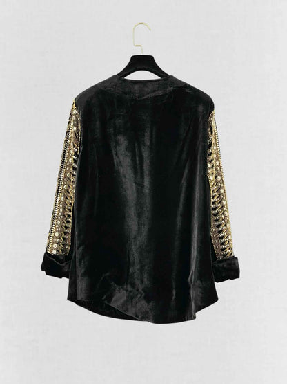 BALMAIN Black Size US 8 Top