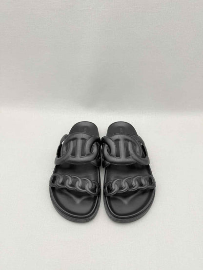 HERMES Extra Black Size EU 38 Sandals