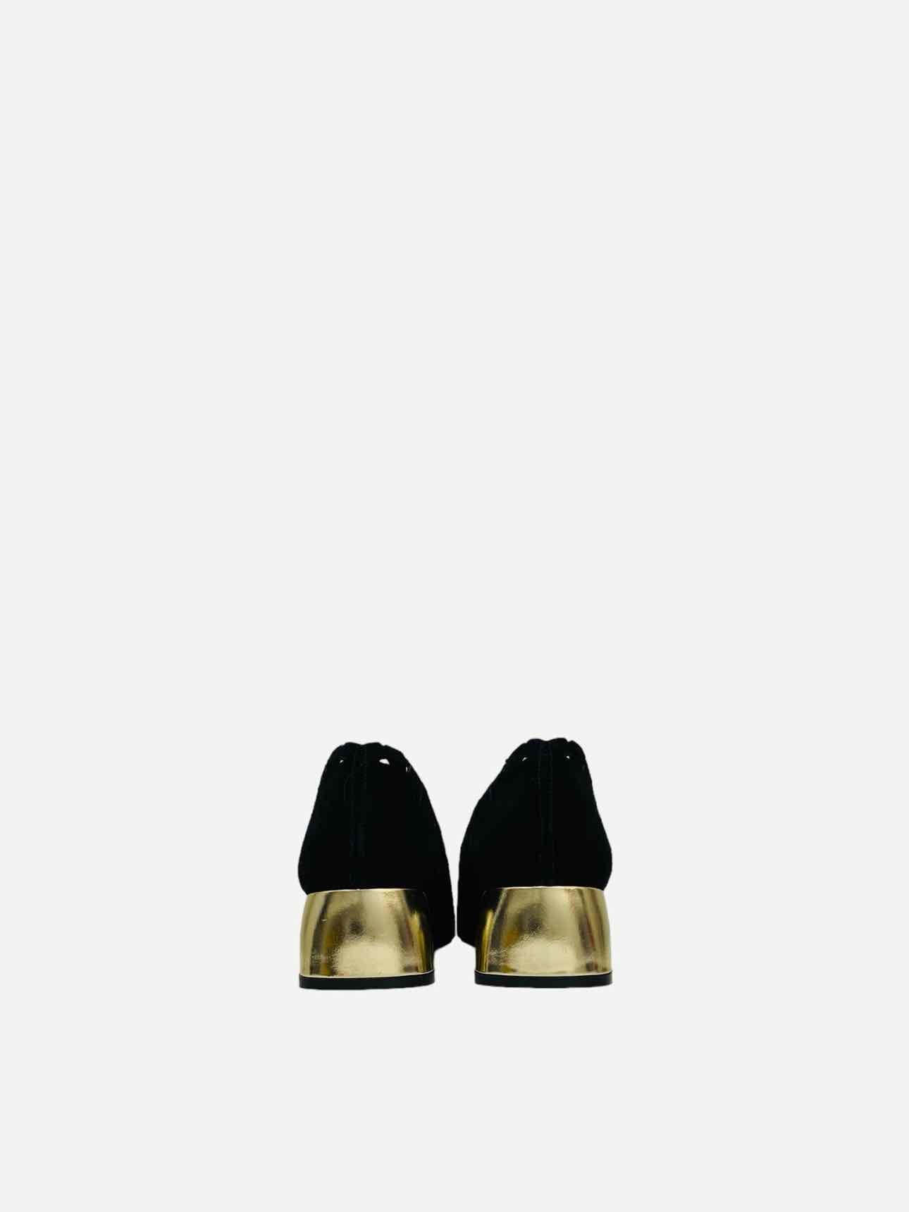 AE Black & Gold Pumps