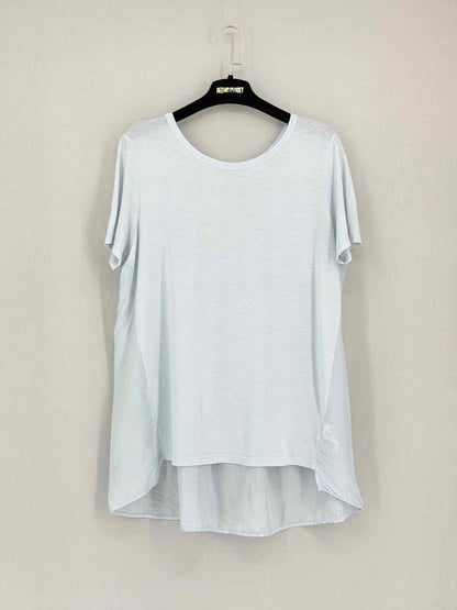 CLU Light Blue Pleated Size Medium Top