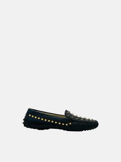 TOD'S Black Loafers 38.5