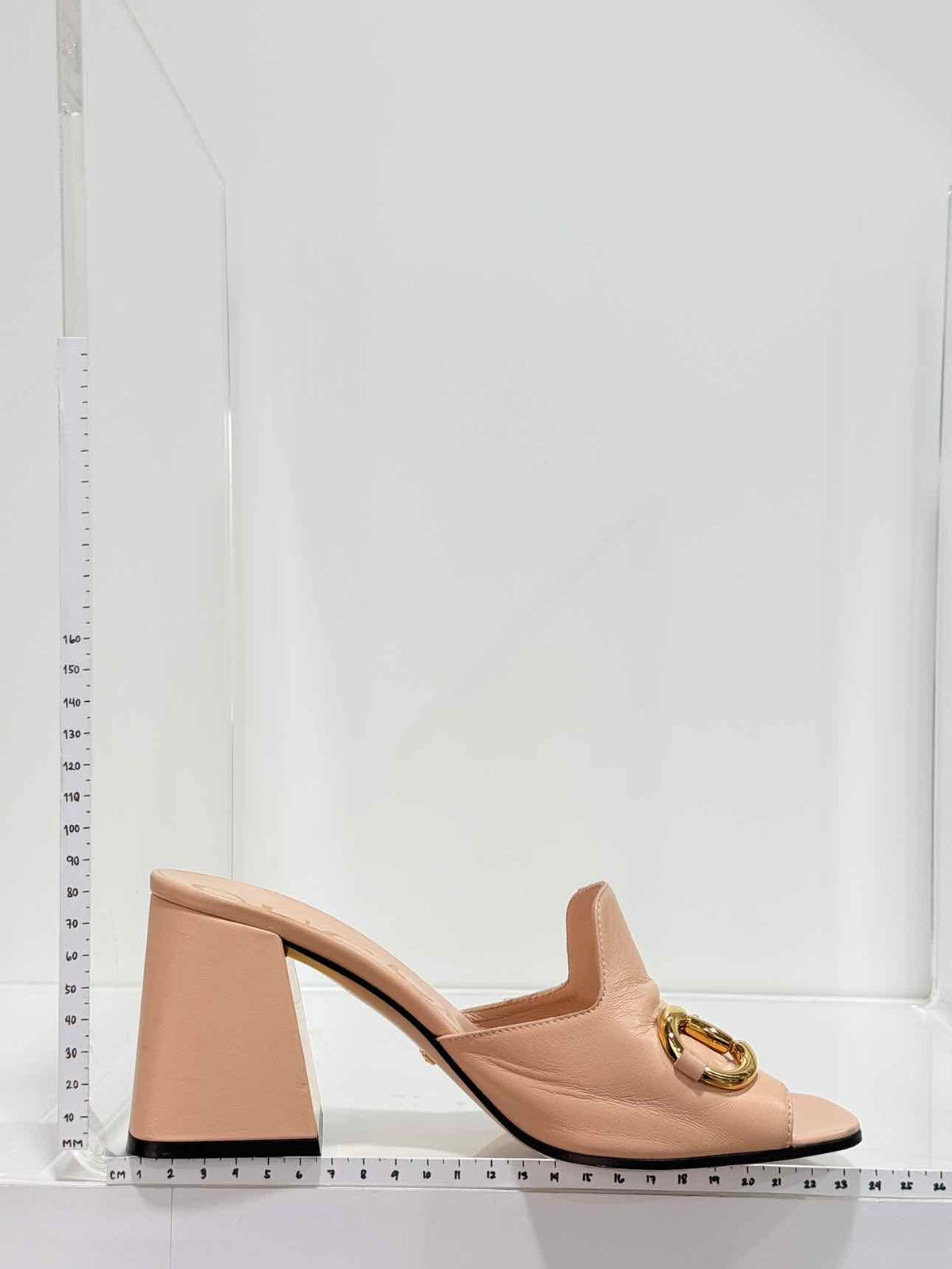 GUCCI Horsebit Pale Pink Size EU 38 Mules