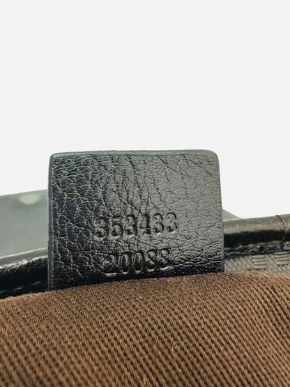 GUCCI Diamante Imprime Black Messenger
