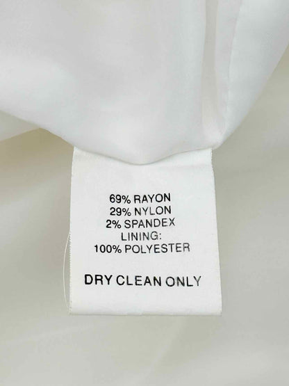 TRINA TURK White Size Medium Short Dress