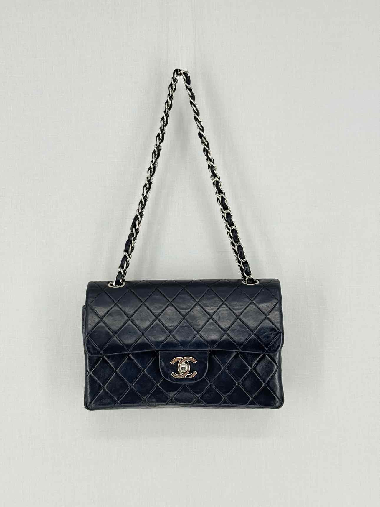 CHANEL Classic Double Flap Black Quilted Shoulder Bag