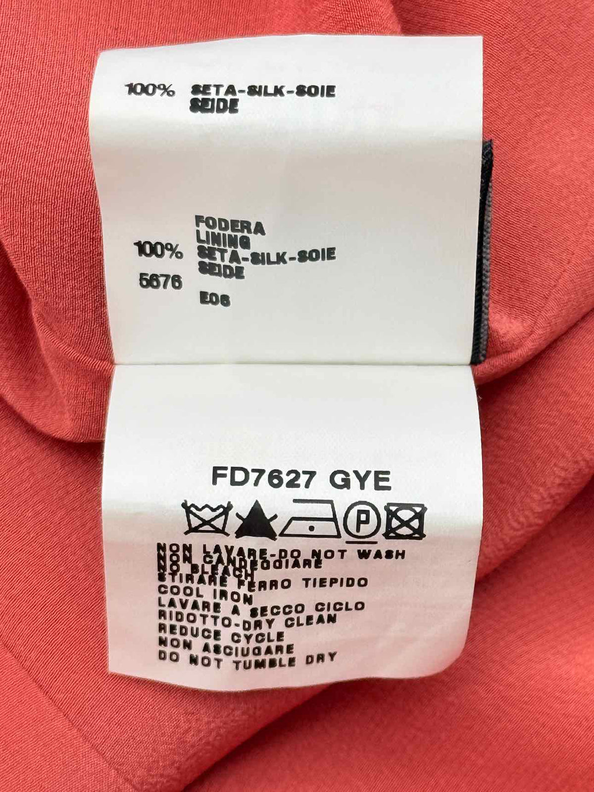 FENDI Rusty Orange Size US 8 Long Dress