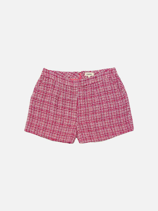 L'AGENCE Boucle Pink Size Large Shorts