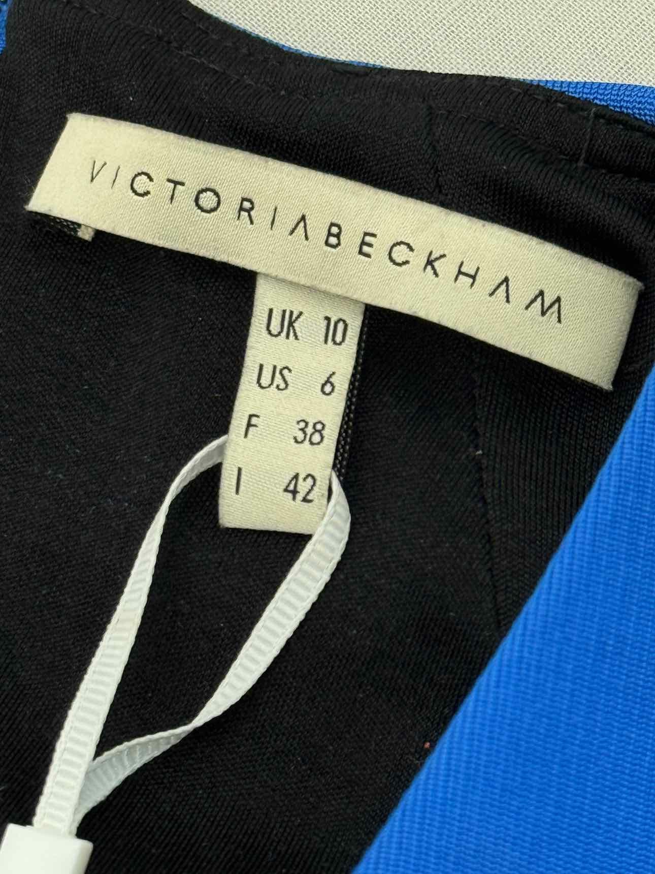 VICTORIA BECKHAM Blue Size US 6 Knee Length Dress