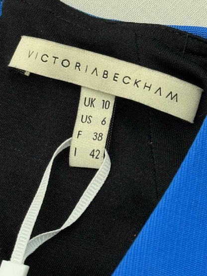 VICTORIA BECKHAM Blue Size US 6 Knee Length Dress