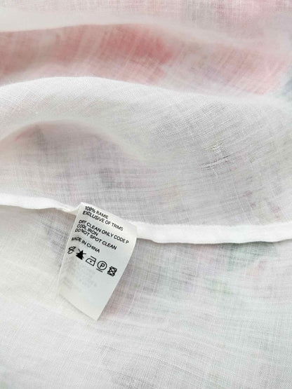 ZIMMERMANN White Multicolor Floral Size Medium Blouse