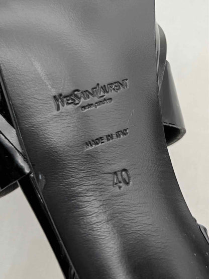 YSL Tribute Black Size EU 40 Platform Sandals