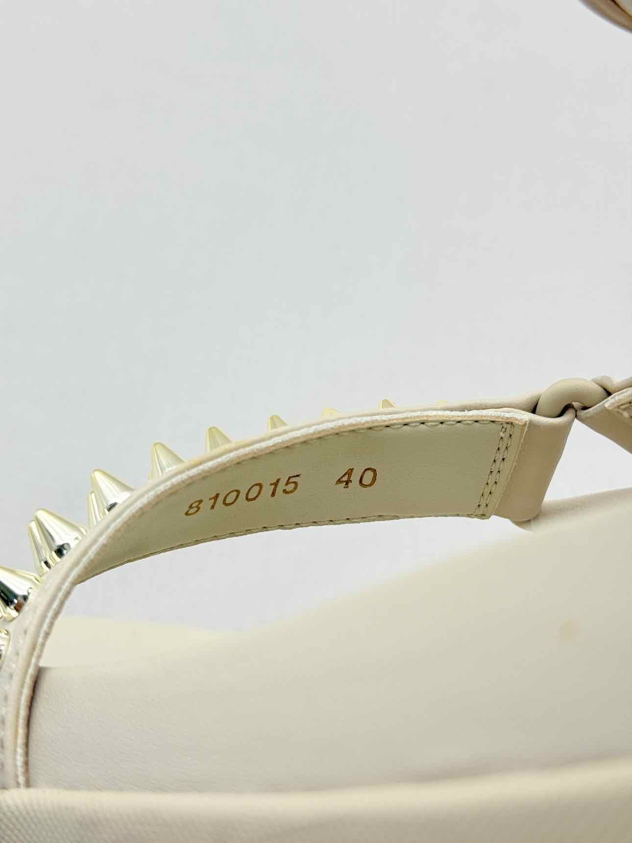 STELLA MCCARTNEY Cream Size EU 40 Platform Sandals