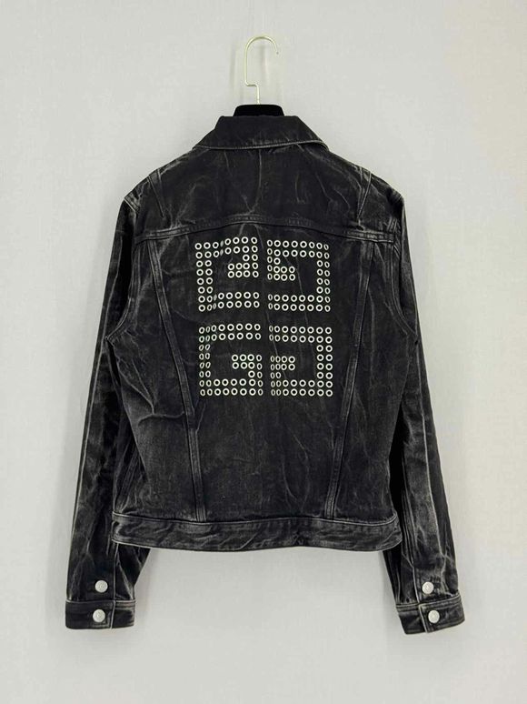 GIVENCHY Black Washed Size US 8 Jacket