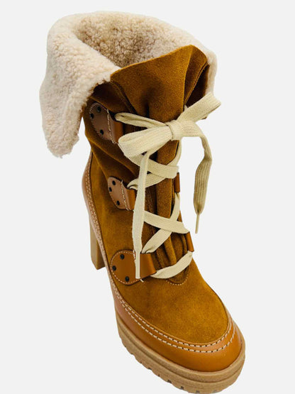 SEE BY CHLOE Verena Tan Ankle Boots 37