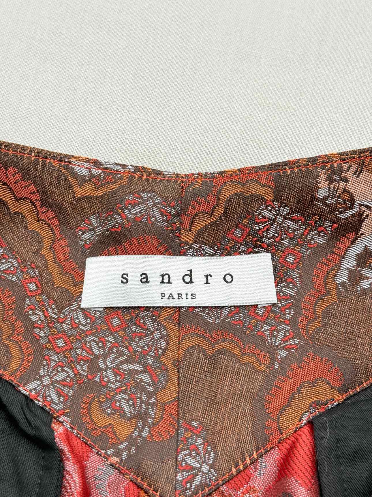 SANDRO Chinagirl Brown Multicolor Size US 8 Shorts