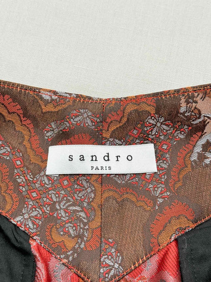 SANDRO Chinagirl Brown Multicolor Size US 8 Shorts