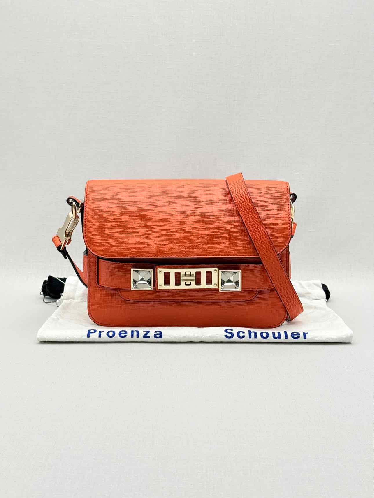 PROENZA SCHOULER Classic PS11 Orange Shoulder Bag