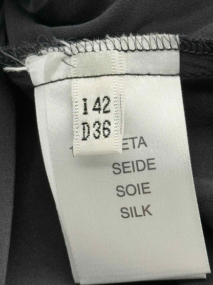 BLUMARINE Black Ruched Size US 8 Long Dress