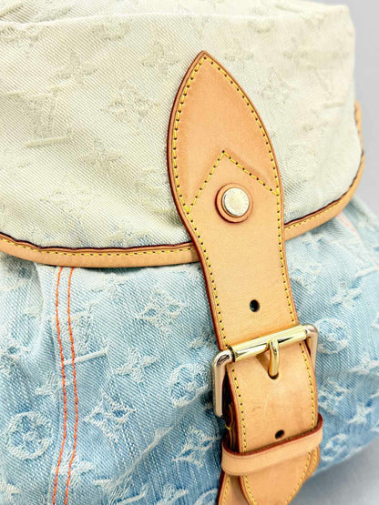 LOUIS VUITTON Blue Multicolor Monogram Shoulder Bag