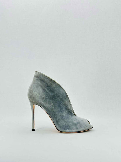GIANVITO ROSSI Vamp Grey Size EU 42 Booties