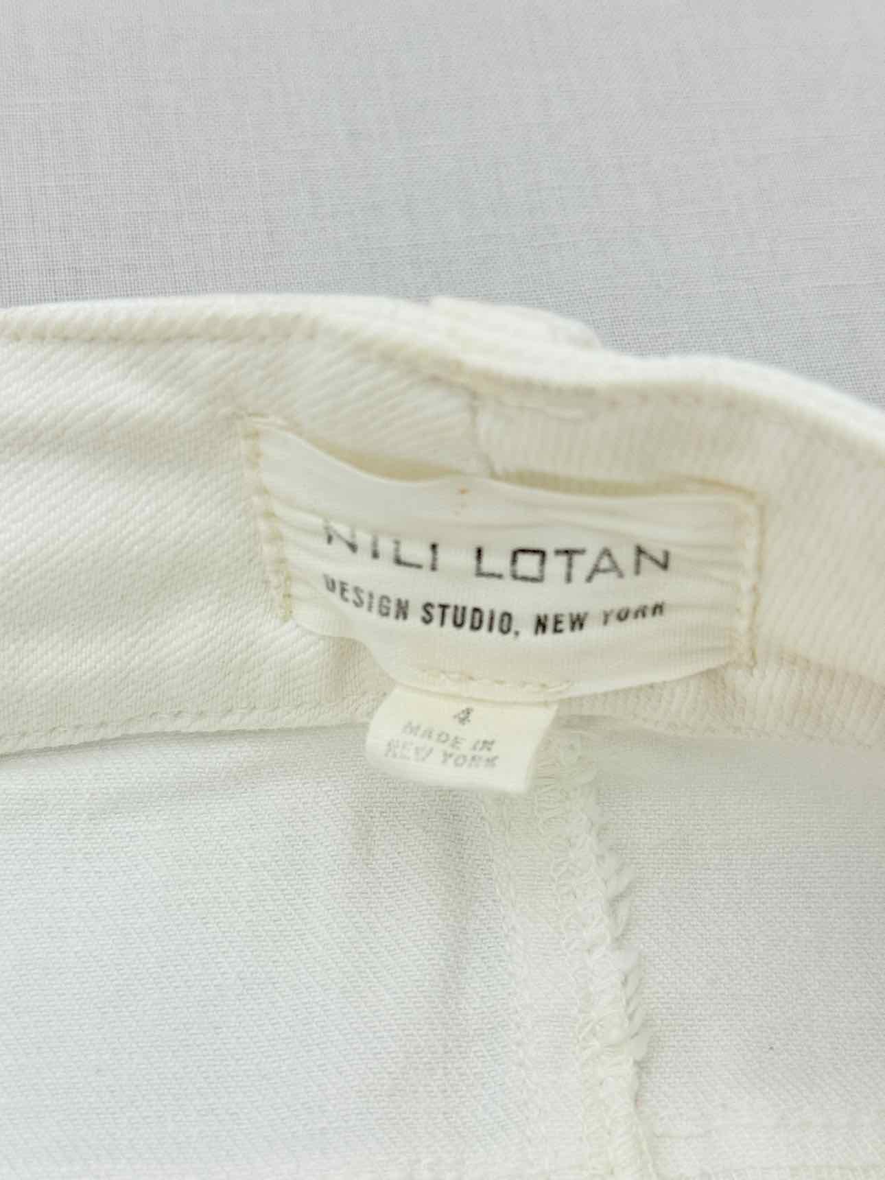 NILI LOTAN White Size 27 Jeans