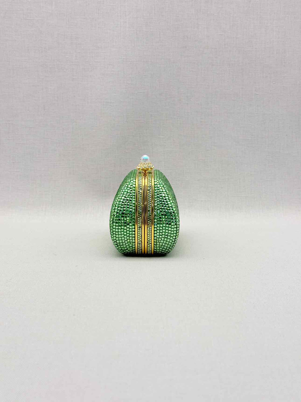 JUDITH LEIBER Minaudière Green Clutch