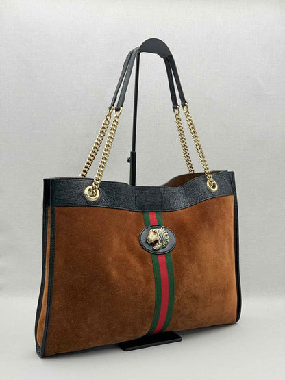 GUCCI Rajah Brown Shoulder Bag