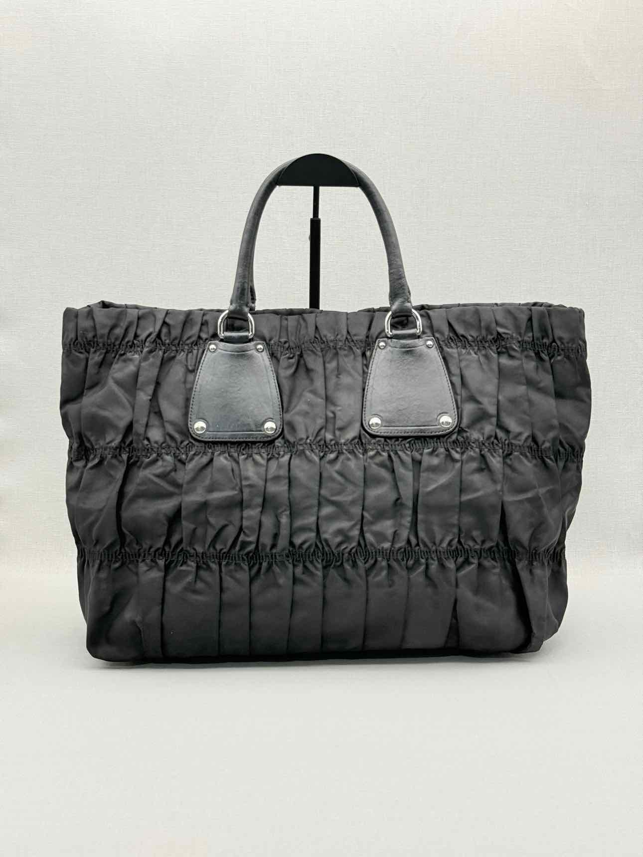 PRADA Tessuto Black Tote Bag