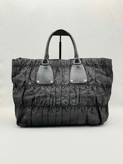 PRADA Tessuto Black Tote Bag