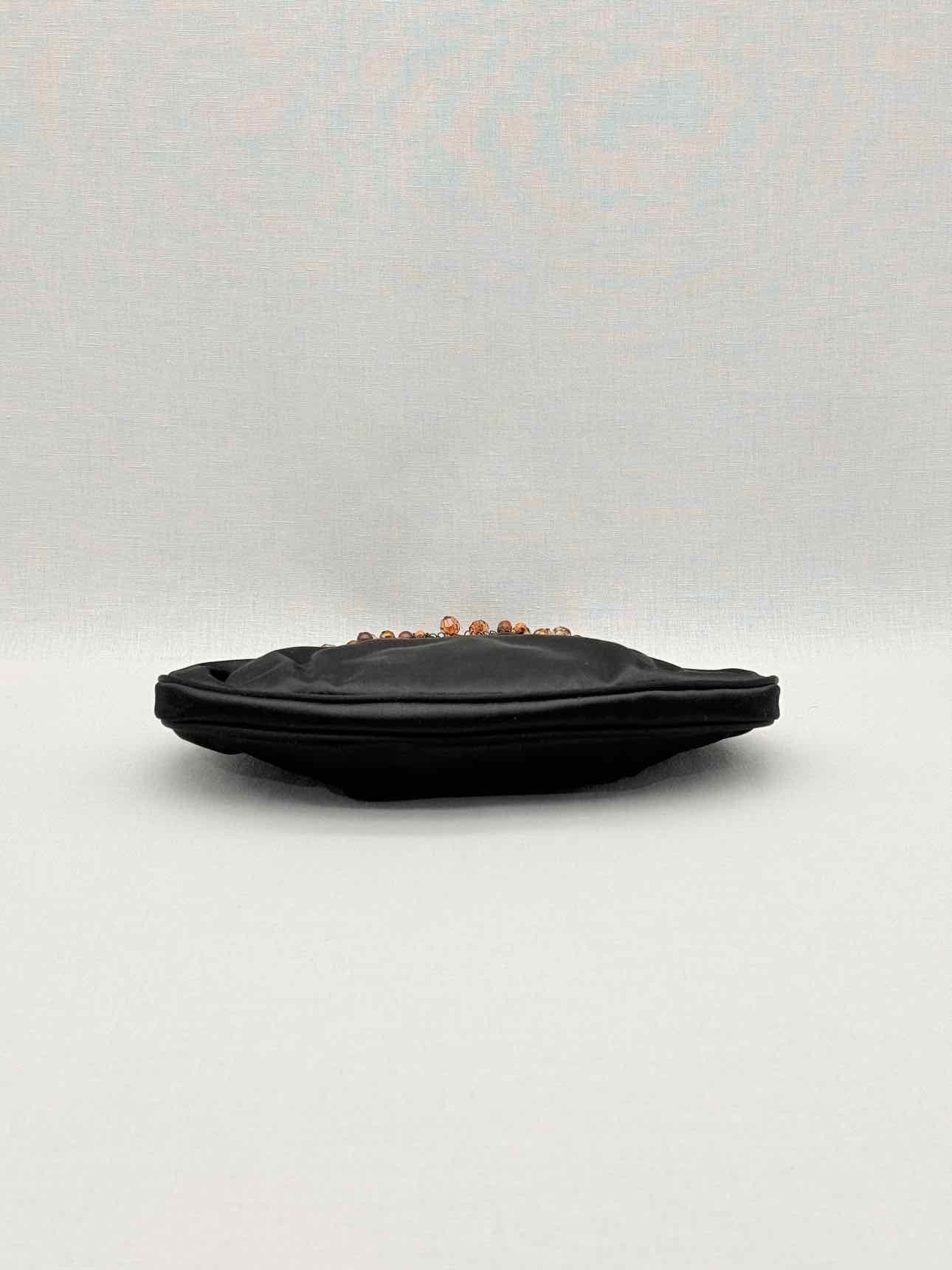 SALVATORE FERRAGAMO Gancini Black Clutch