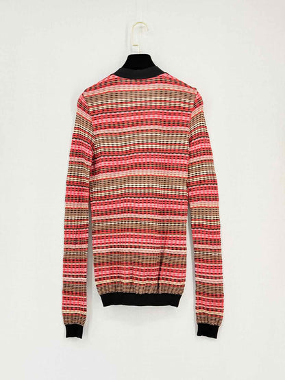 M MISSONI Red Multicolor Size US 2 Cardigan