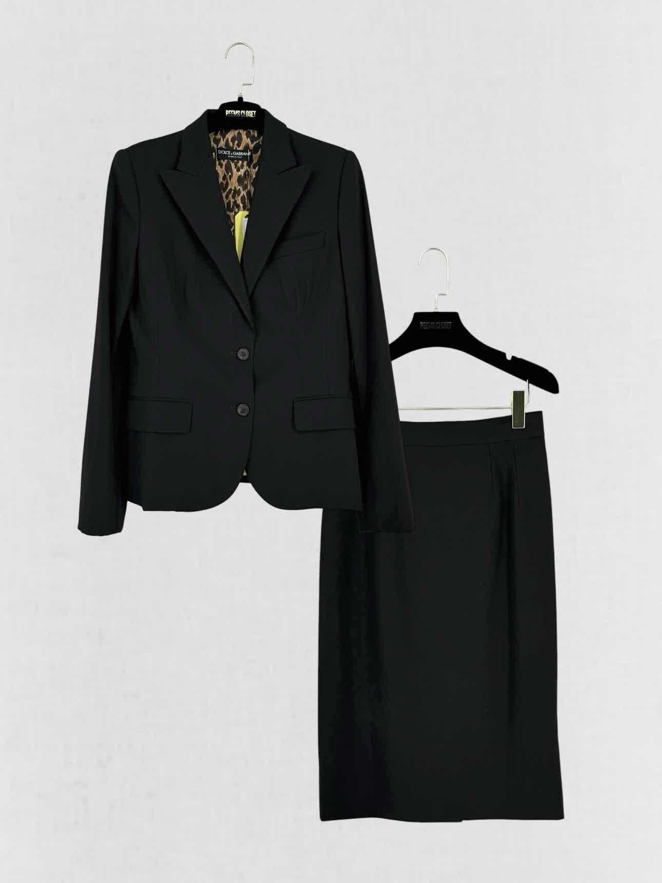 DOLCE & GABBANA Black Size US 6/4 Outfit Set